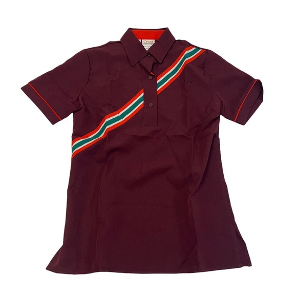 Taco Bell Uniform RARE Vintage 80s 90s Crest Employee Uniform Size 10 Small - Picture 2 of 9